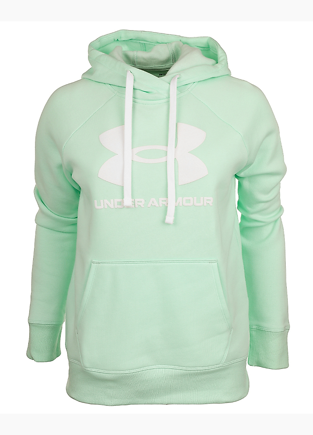 Under Armour Mikina s Kapucí Dámské Rival Fleece Logo Hoodie 1356318 335 Under Armour Mikina s Kapucí Dámské Rival Fleece Logo Hoodie 1356318 335