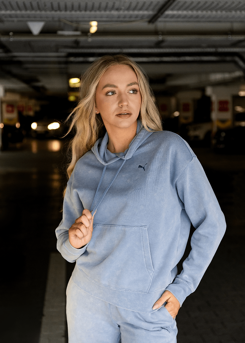 PUMA Dámská mikina ESS Elevated Relaxed Wash Hoodie 688103 34