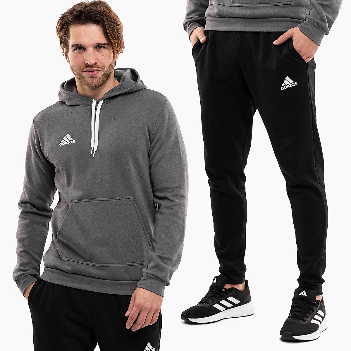 adidas Pánské teplákové soupravy Entrada 22 Hoody HB0578/HB0574