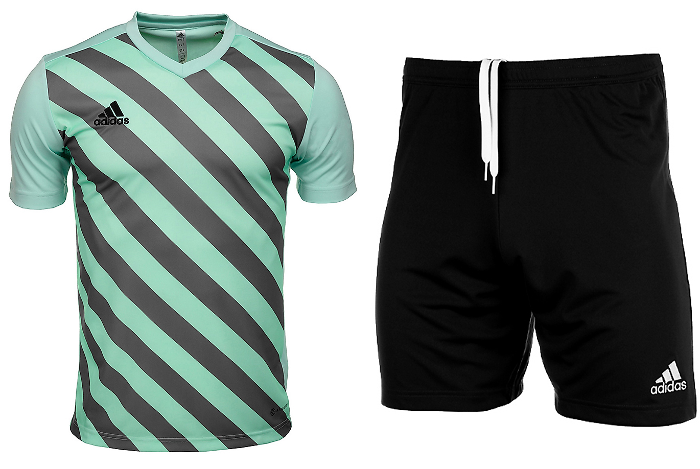 adidas Dětský Sportovní Set Tričko Šortky Entrada 22 Graphic Jersey HF0127/H57502