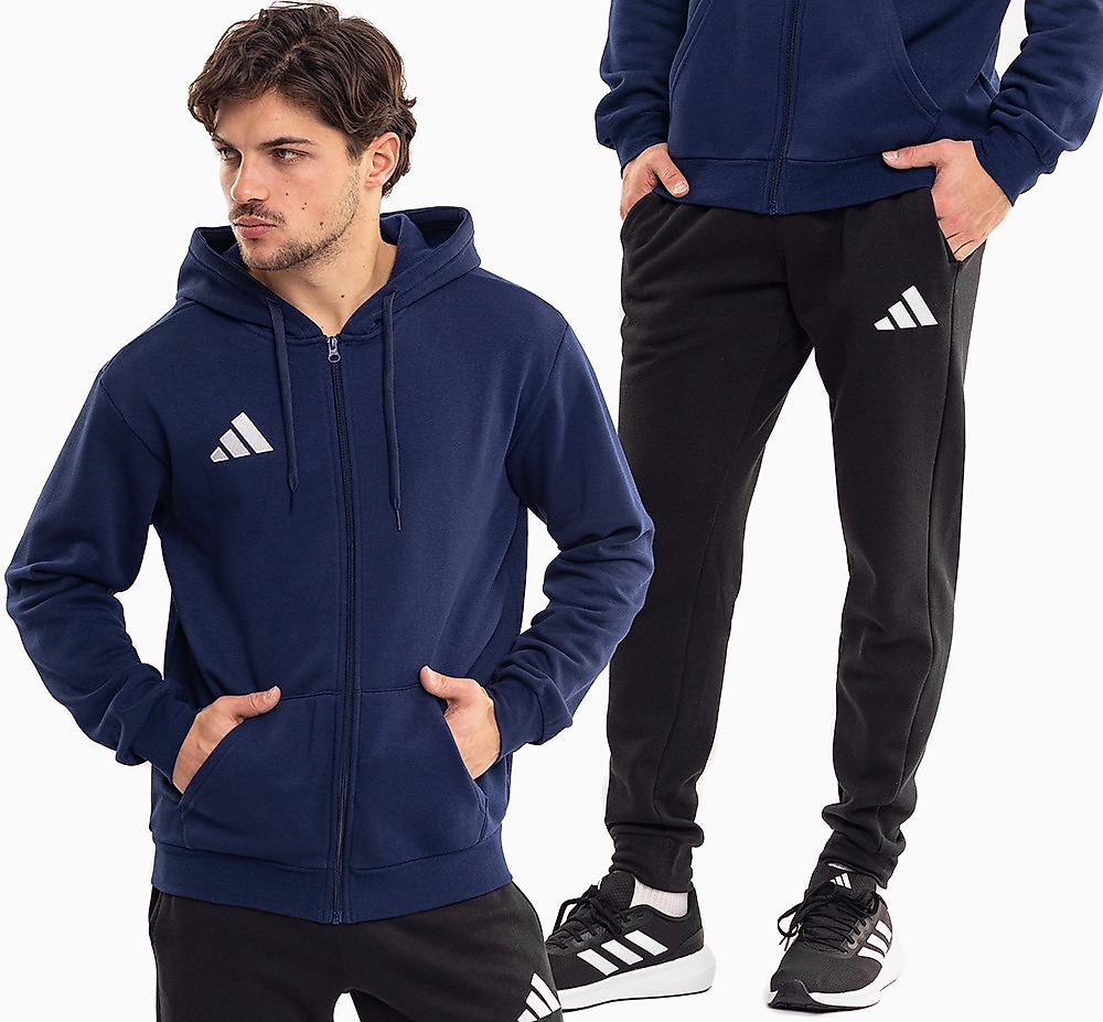 adidas Pánská tepláková souprava Entrada 26 Full Zip Hoody KF5946/JZ9138