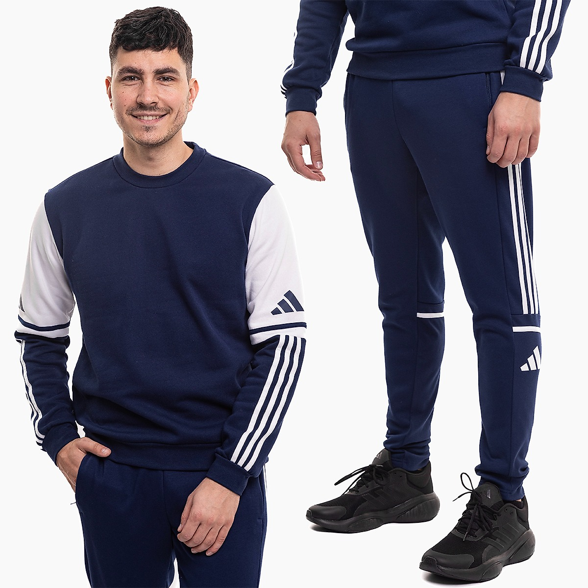 adidas Pánská souprava Squadra 25 Sweat Crew JD2958/JD2961