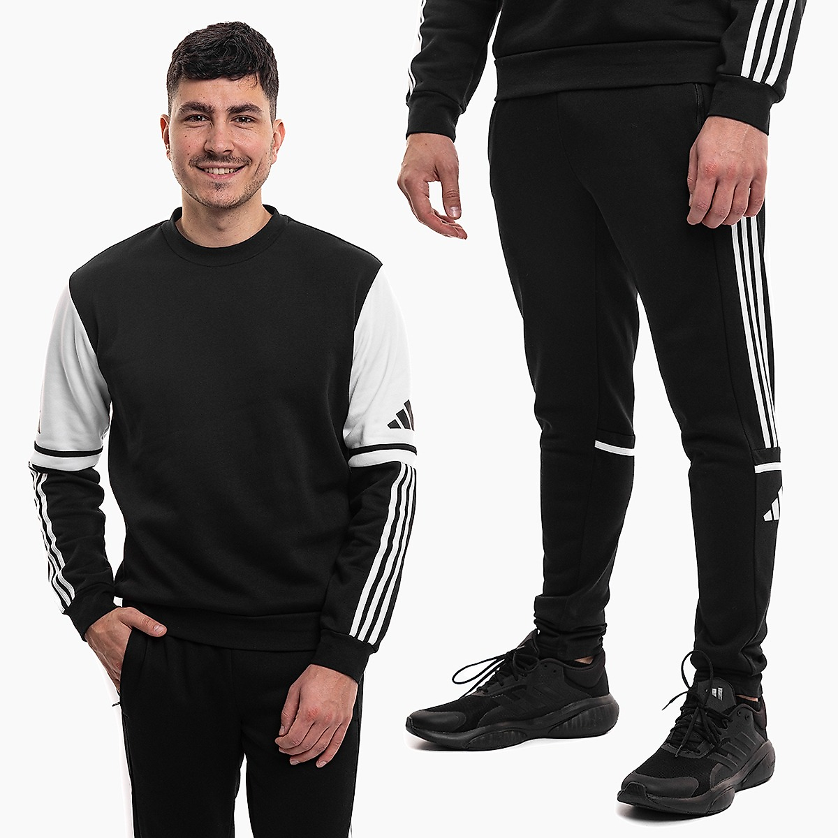 adidas Pánská souprava Squadra 25 Sweat Crew JE2780/JE2765