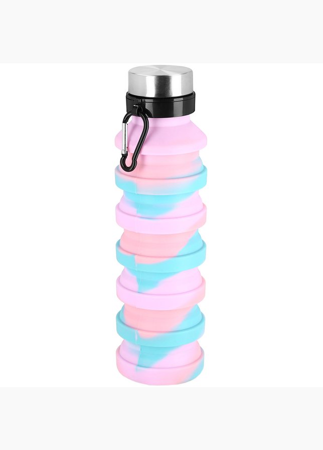 Spokey Skládací silikonová láhev na vodu 550 ml Jump 941258 Spokey Skládací silikonová láhev na vodu 550 ml Jump 941258
