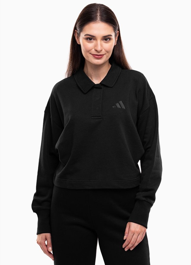 adidas Dámská polo mikina ALL SZN French Terry Polo IX3806 adidas Dámská polo mikina ALL SZN French Terry Polo IX3806