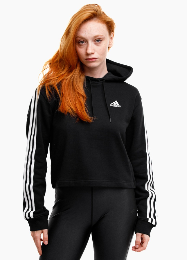 adidas Dámská mikina Essentials 3-Stripes French Terry Crop Hoodie IC8767 adidas Dámská mikina Essentials 3-Stripes French Terry Crop Hoodie IC8767