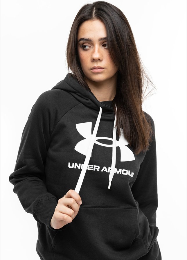 Under Armour Mikina s Kapucí Dámské Rival Fleece Hb Hoodie 1356317 001 Under Armour Mikina s Kapucí Dámské Rival Fleece Hb Hoodie 1356317 001