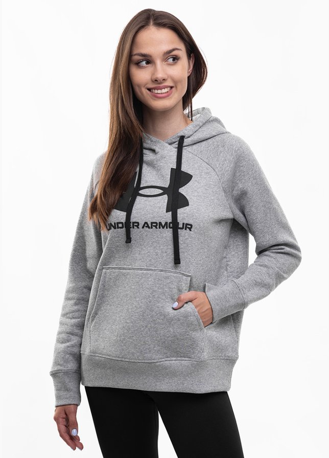 Under Armour Mikina s Kapucí Dámské Rival Fleece Logo Hoodie 1356318 035 Under Armour Mikina s Kapucí Dámské Rival Fleece Logo Hoodie 1356318 035