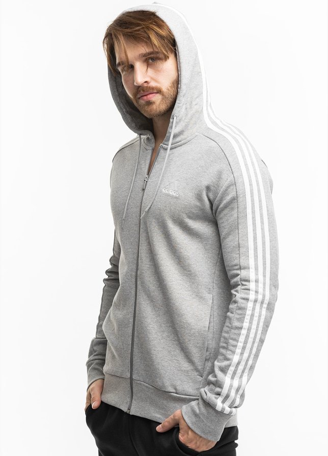 adidas Pánská mikina Essentials French Terry 3-Stripes Full-Zip Hoodie IC9833 adidas Pánská mikina Essentials French Terry 3-Stripes Full-Zip Hoodie IC9833