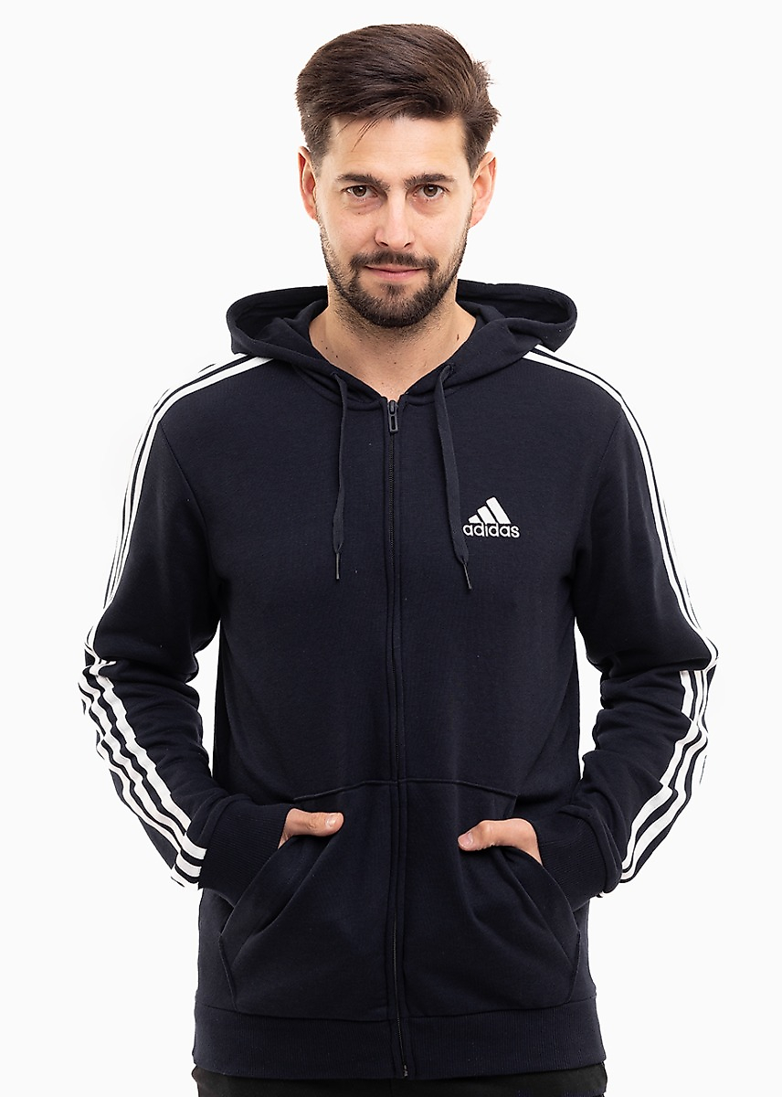 adidas Pánská mikina Essentials Full-Zip Hoodie GK9033