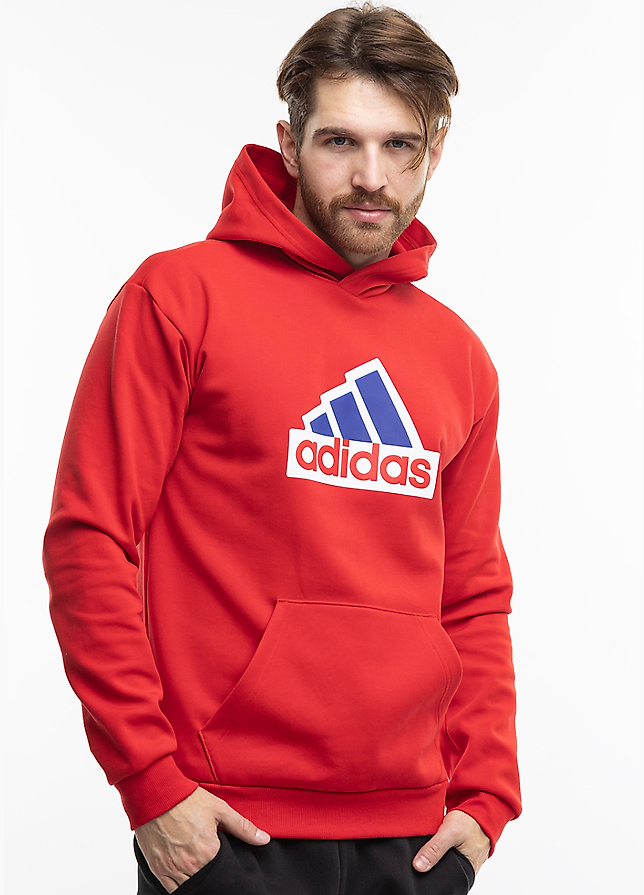 adidas Pánská mikina FI BOS HD OLY IS8338 adidas Pánská mikina FI BOS HD OLY IS8338