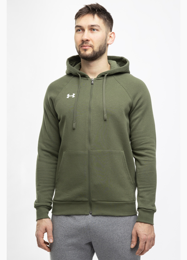 Under Armour Pánská mikina Rival Fleece FZ Hoodie 1379767 390 Under Armour Pánská mikina Rival Fleece FZ Hoodie 1379767 390