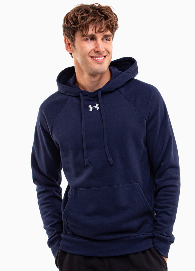 Under Armour Pánská mikina Rival Fleece Hoodie 1379757 410 Under Armour Pánská mikina Rival Fleece Hoodie 1379757 410
