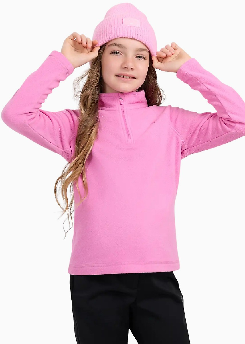 Fleecová mikina pro dívky 4F F060 4FJWAW25UFLEF060 55S