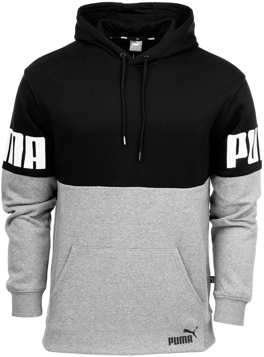 PUMA Mikina Pánské Power Colorblock Hoodie FL 846103 01