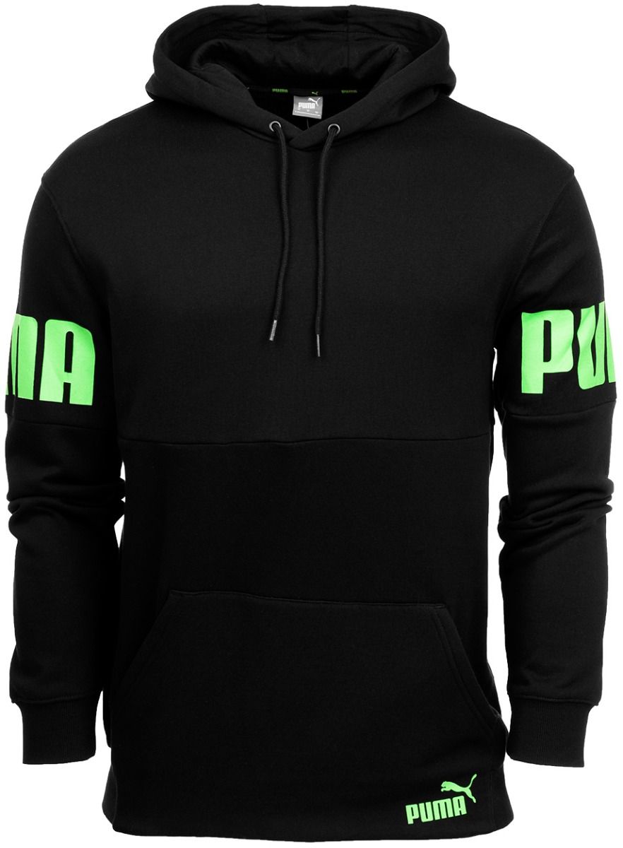 PUMA Mikina Pánské Power Colorblock Hoodie FL 846103 51