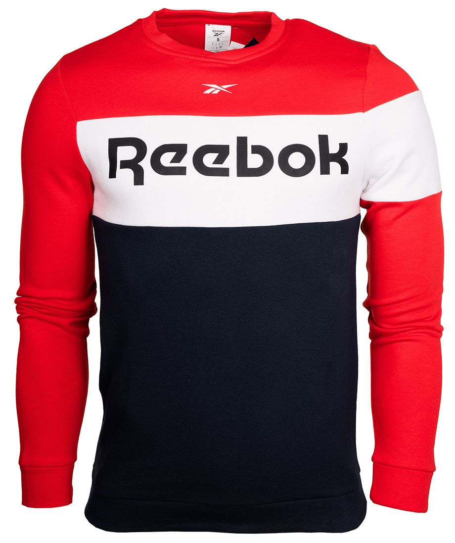 Reebok Mikina pánské Linear Logo Fleece Crew FS8473