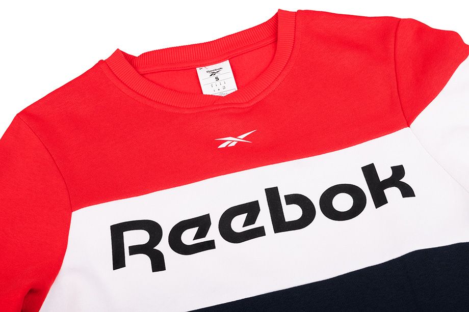 Reebok Mikina pánské Linear Logo Fleece Crew FS8473