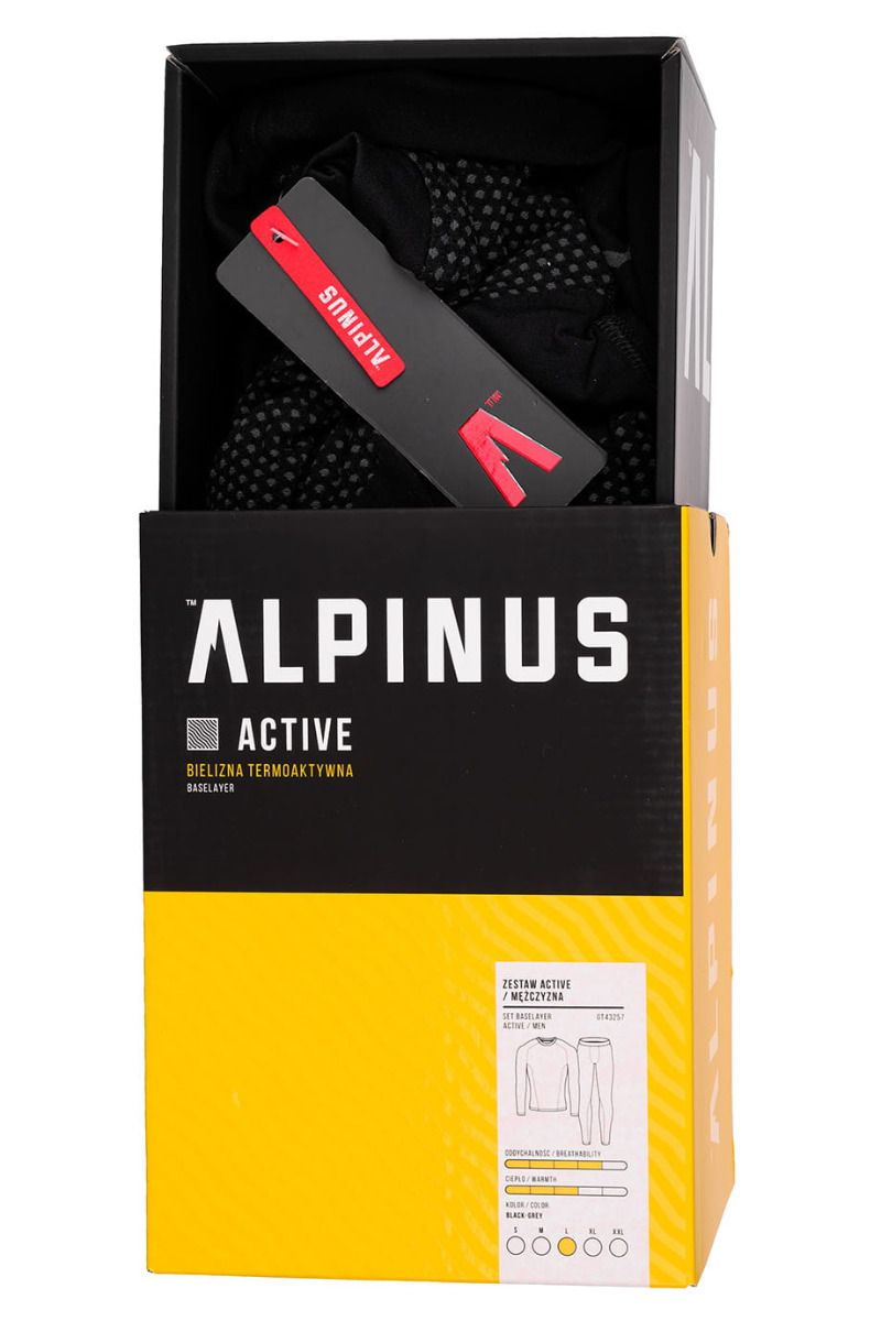 Alpinus Pánské Termoaktivní Spodní Prádlo Active Base Layer Set GT43257 