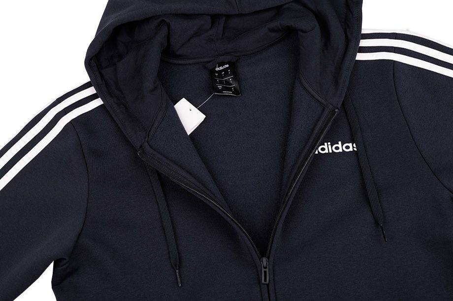 adidas Mikina s Kapucí Pánské Essentials 3S FZ FL DU0475