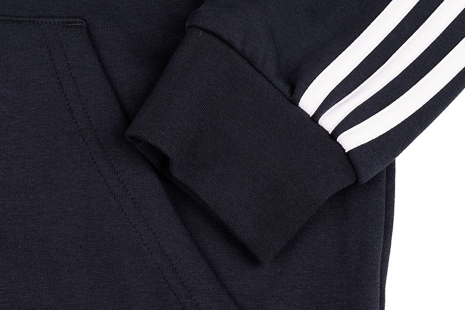 adidas Mikina s Kapucí Pánské Essentials 3S FZ FL DU0475