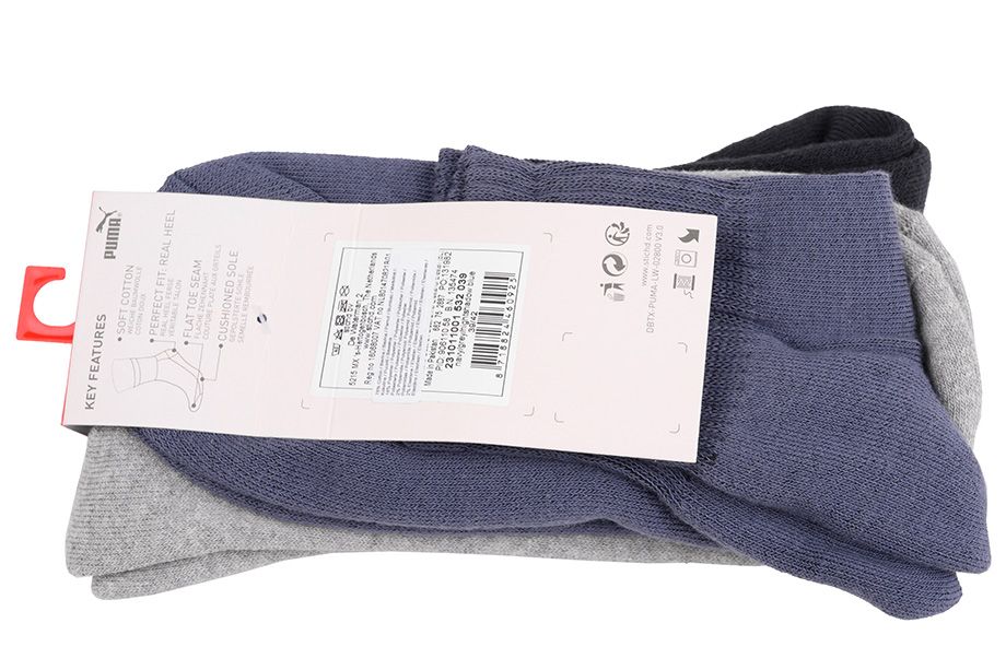 Puma Ponožky Short Crew 3P 906110 58