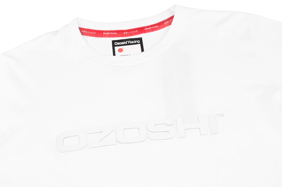 Ozoshi Pánské Tričko Naoto bílý O20TSRACE004
