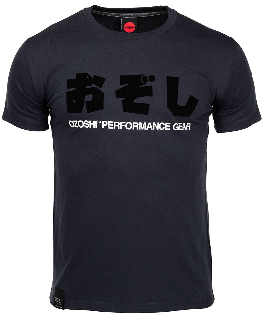 Ozoshi Pánské Tričko Haruki tmavomodrý TSH O20TS011