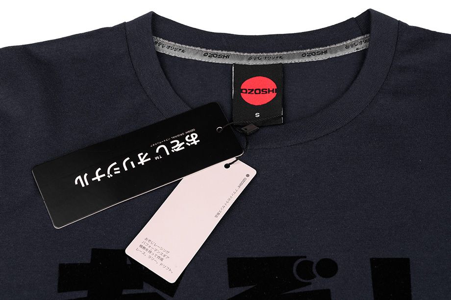 Ozoshi Pánské Tričko Haruki tmavomodrý TSH O20TS011