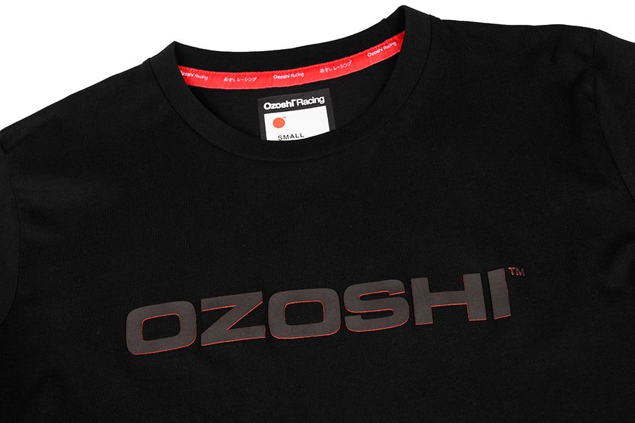 Ozoshi Pánské Tričko Naoto černý O20TSRACE004