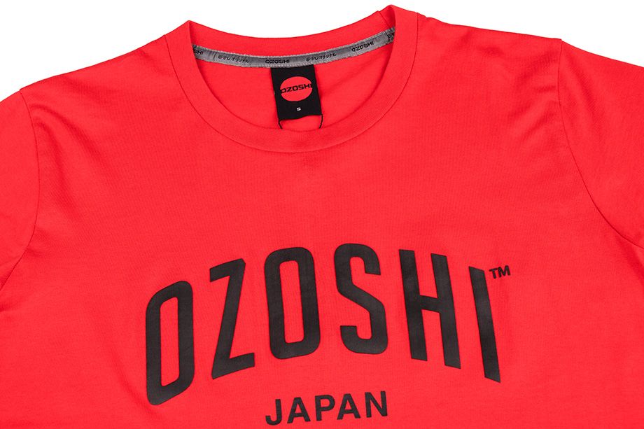 Ozoshi Pánské Tričko Atsumi červený TSH O20TS007