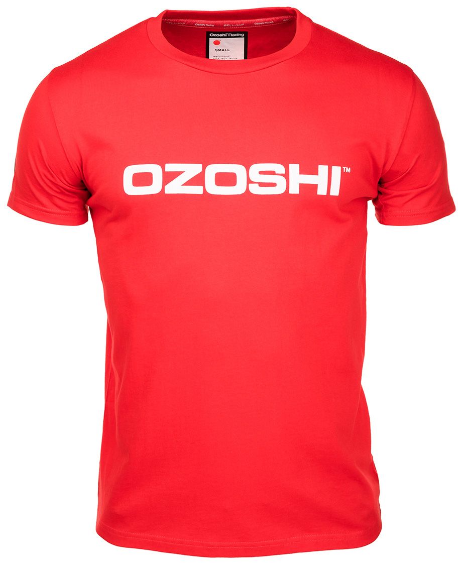 Ozoshi Pánské Tričko Naoto červený O20TSRACE004