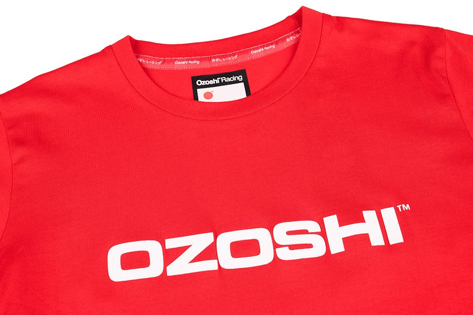 Ozoshi Pánské Tričko Naoto červený O20TSRACE004