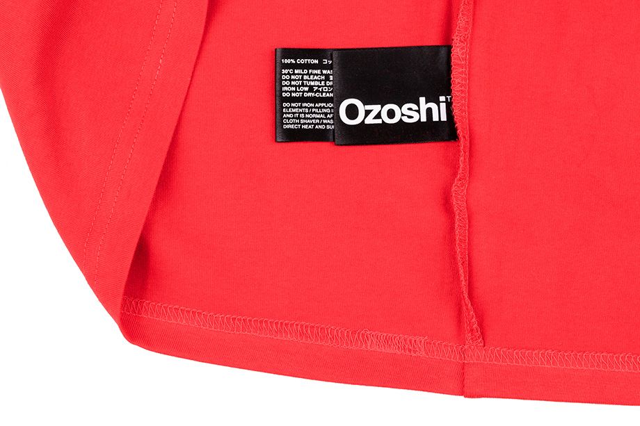 Ozoshi Pánské Tričko Naoto červený O20TSRACE004