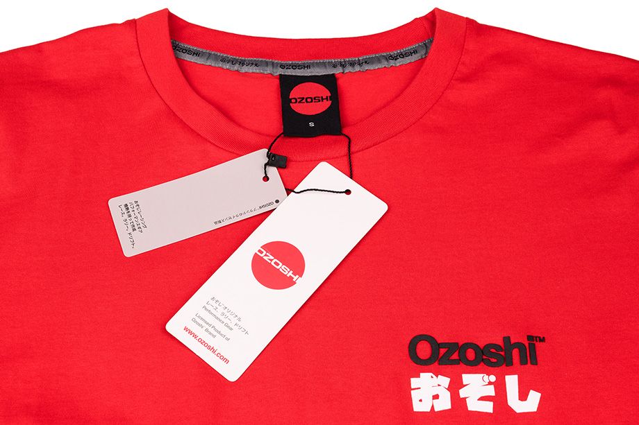 Ozoshi Pánské Tričko Isao červený TSH O20TS005