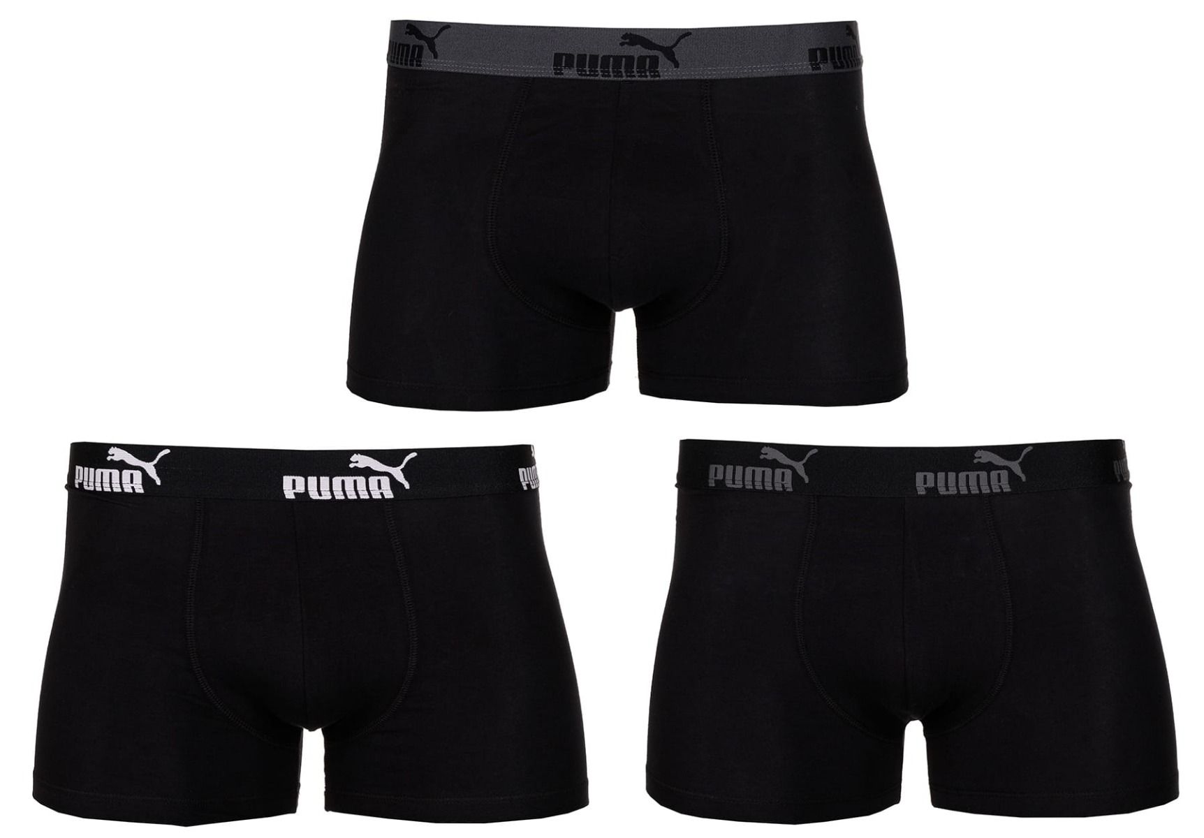 PUMA Pánské trenýrky Basic Number 1 Boxer 3Pak 681005001 282