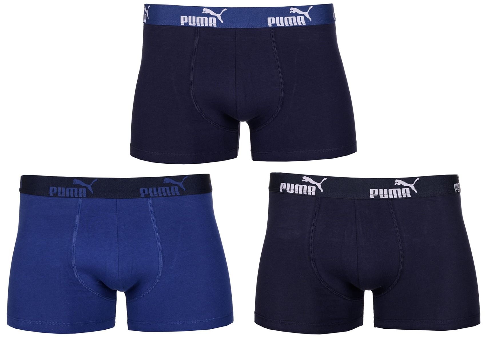 PUMA Pánské trenýrky Basic Number 1 Boxer 3Pak 681005001 609