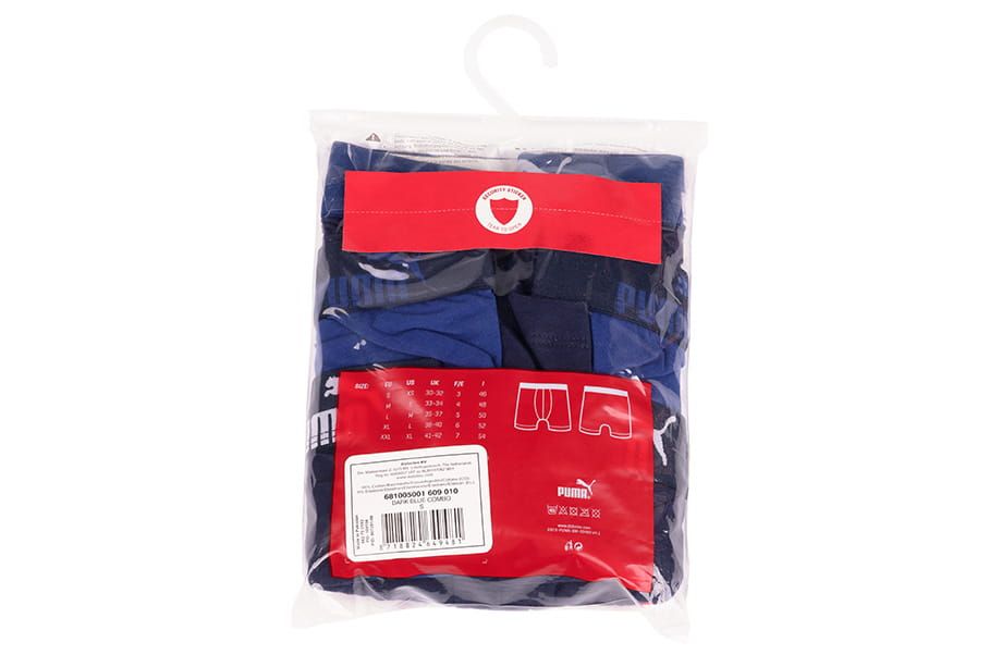 PUMA Pánské trenýrky Basic Number 1 Boxer 3Pak 681005001 609