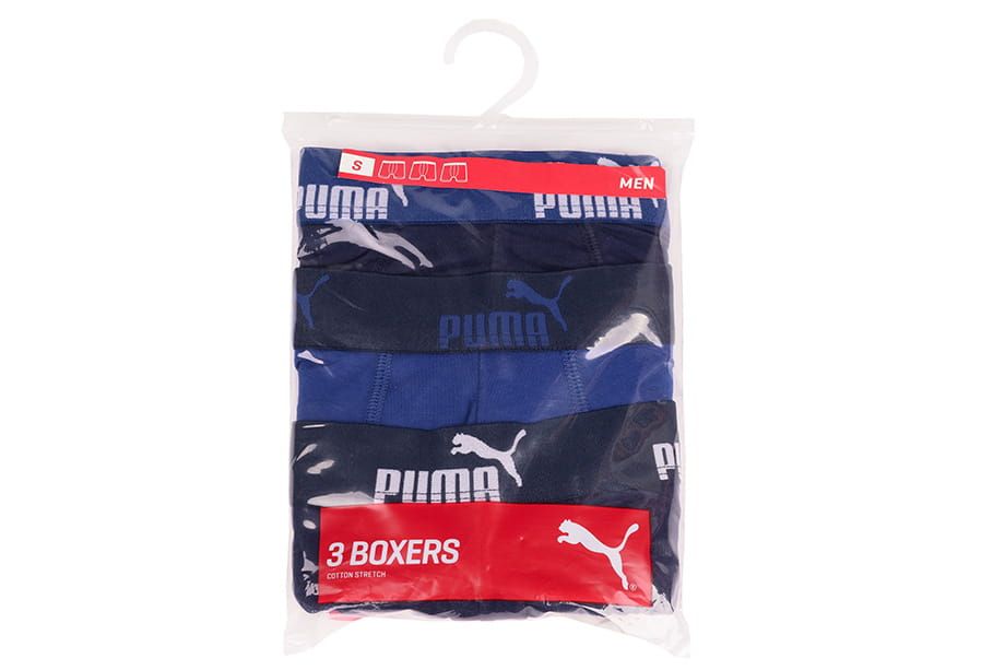 PUMA Pánské trenýrky Basic Number 1 Boxer 3Pak 681005001 609