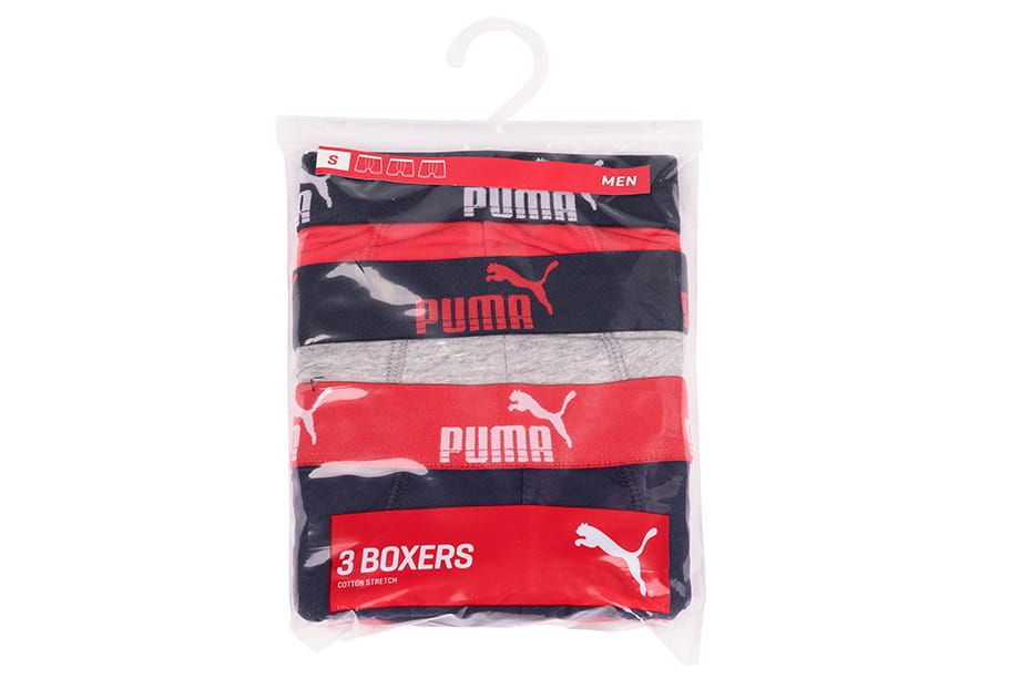 PUMA Pánské trenýrky Basic Number 1 Boxer 3Pak 681005001 831