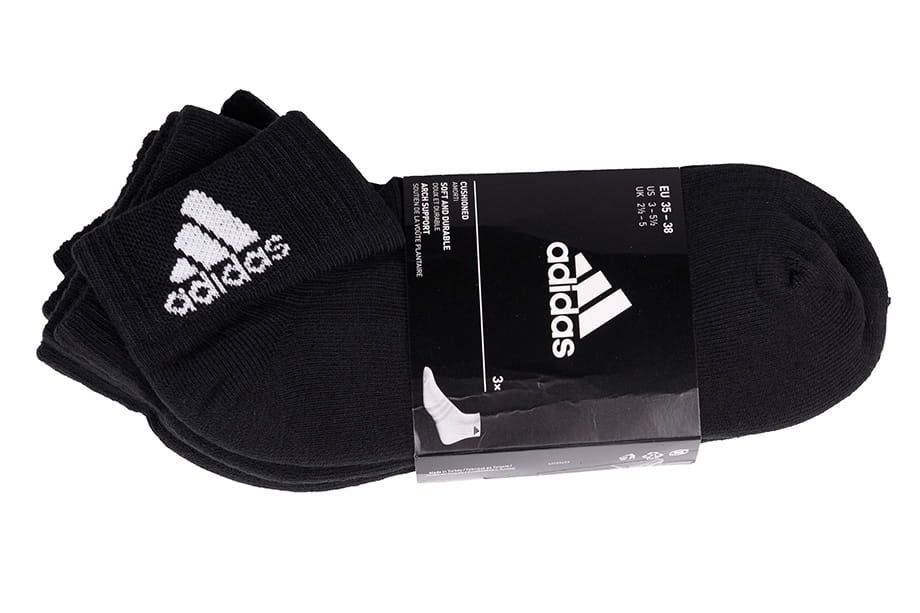 adidas Ponožky Na Kotník 3S Performance NS HC 3-Pak AA2280