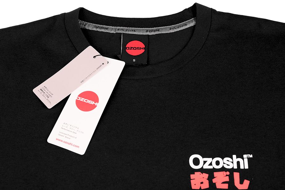 Ozoshi Pánské Tričko Isao černý TSH O20TS005
