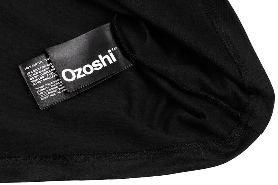 Ozoshi Pánské Tričko Hiroki černý O20TSBR004