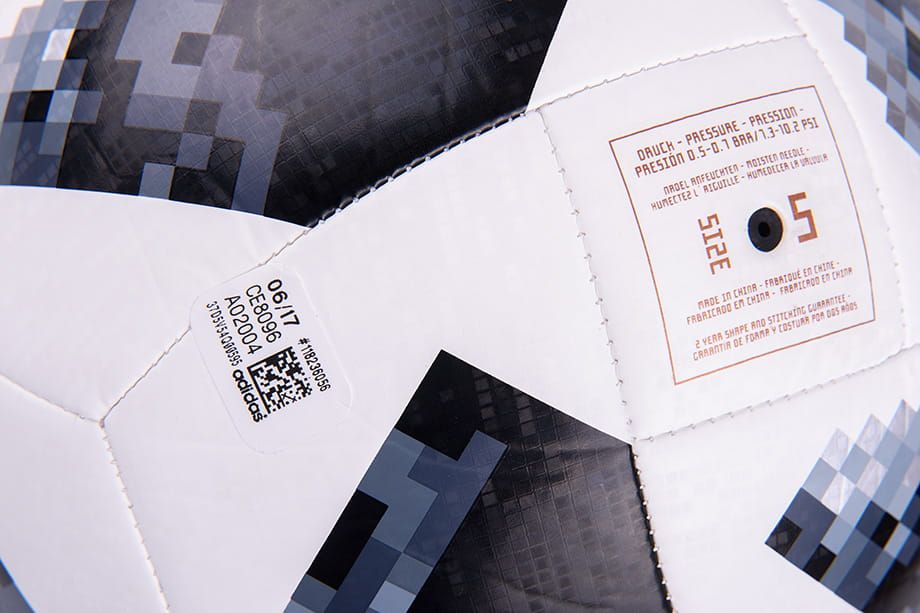 adidas Míč Telstar Světový Pohár Rusko 2018 Top Glider CE8096 roz.4