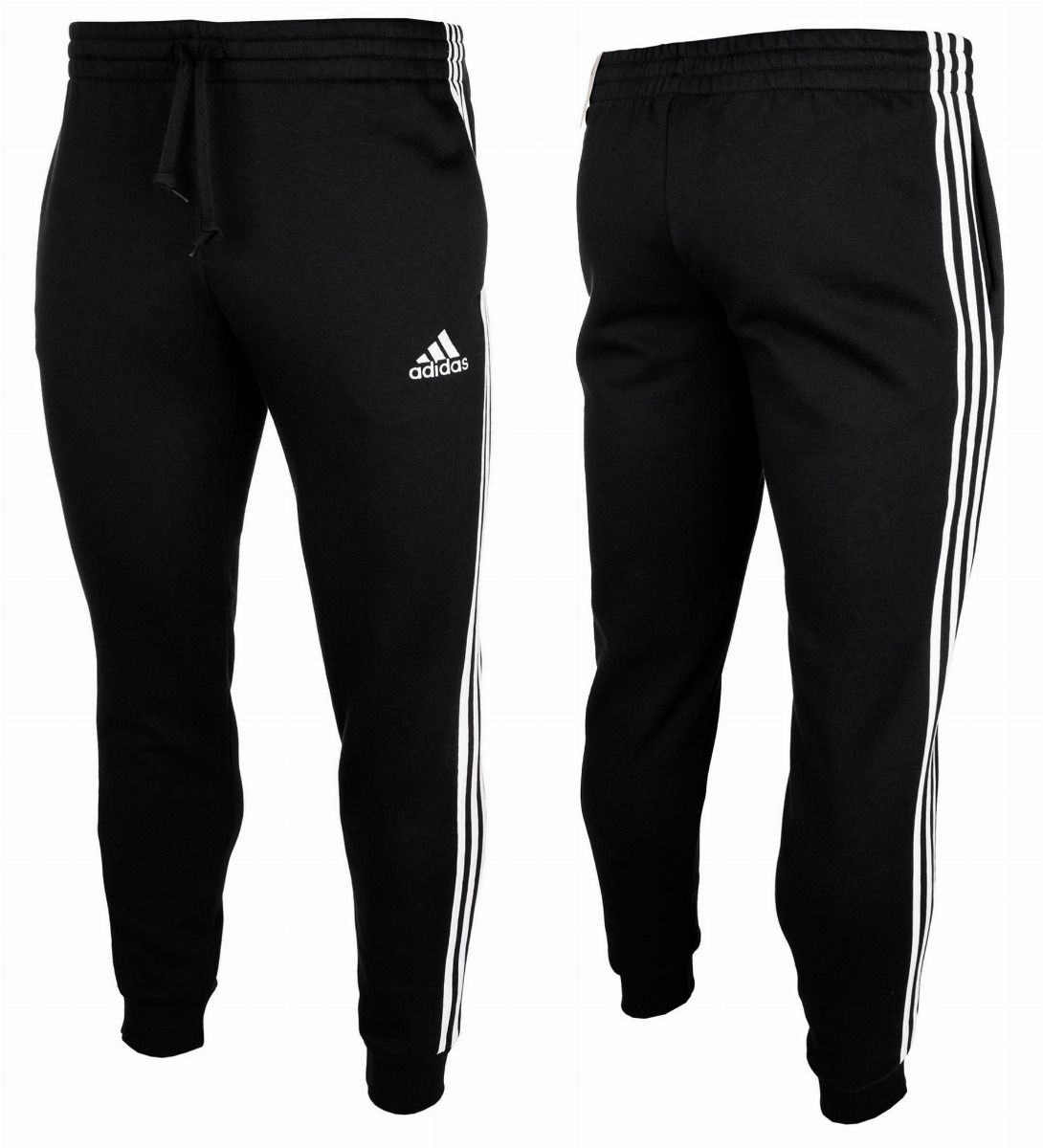adidas Pánské kalhoty Essentials Tapered Cuff 3 Stripes GK8831 EUR M OUTLET adidas Pánské kalhoty Essentials Tapered Cuff 3 Stripes GK8831 EUR M OUTLET