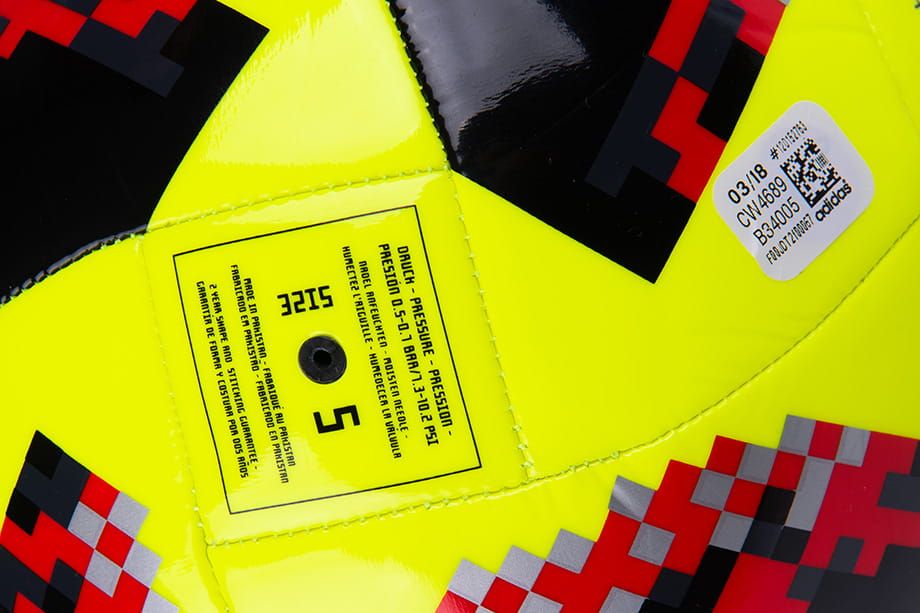adidas Míč Telstar Světový Pohár Rusko 2018 Glider r.5 CW4689