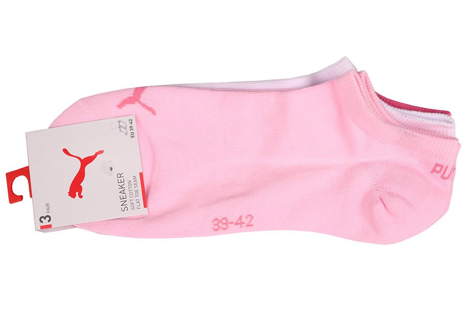 Puma Ponožky Unisex Sneaker Plain 3Pack 906807 04