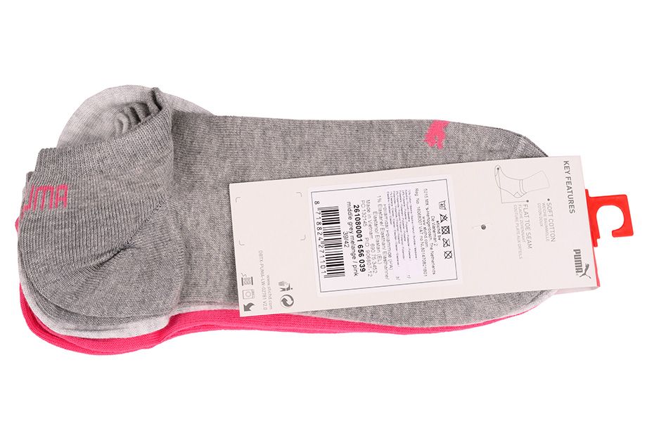 Puma Ponožky Unisex Sneaker Plain 3Pack 906807 12