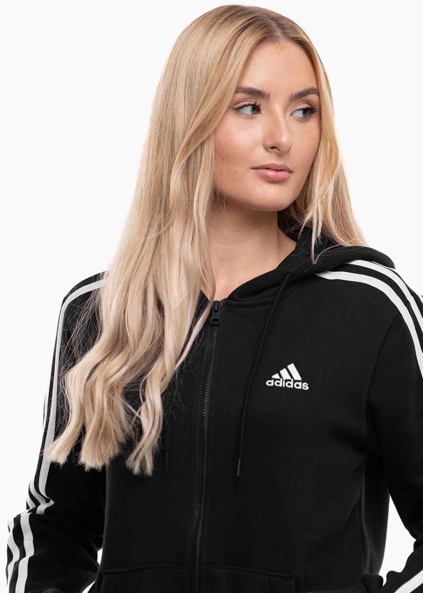 adidas Dámská tepláková souprava Essentials 3-Stripes Full-Zip Fleece HZ5743/HZ5753 adidas Dámská tepláková souprava Essentials 3-Stripes Full-Zip Fleece HZ5743/HZ5753