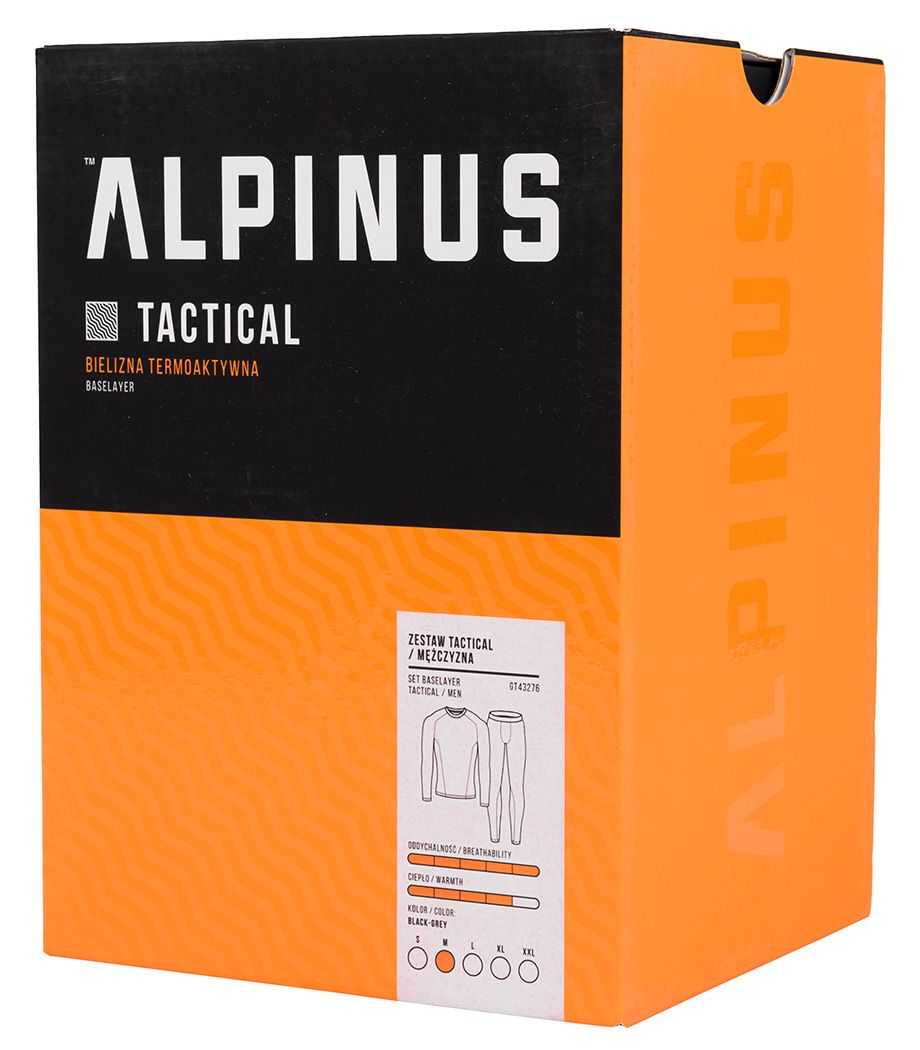 Alpinus Pánské Termoaktivní Spodní Prádlo Tactical Base Layer Set GT43276
